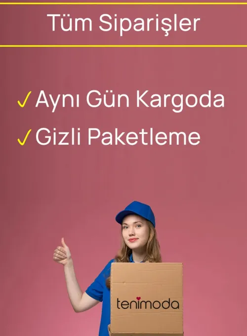 Kırmızı Özel Bölgesi Açık Fantazi Külot TM1156 - 3