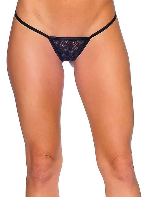 Kırmızı Dantelli Tanga TM1166 - 2