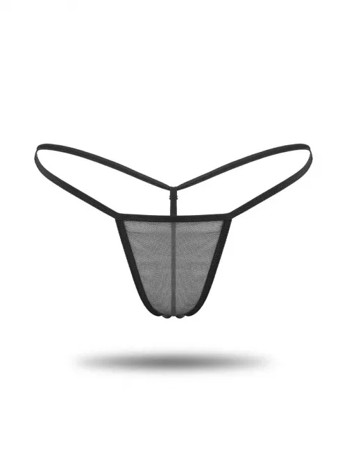 Siyah Tül Tanga TM1114 - 4