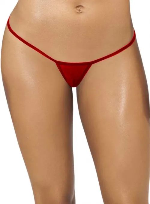 Kırmızı Tül Tanga TM1115 - 2